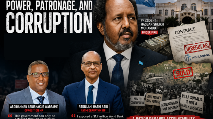 MPs expose Hassan Sheikh Mohamud