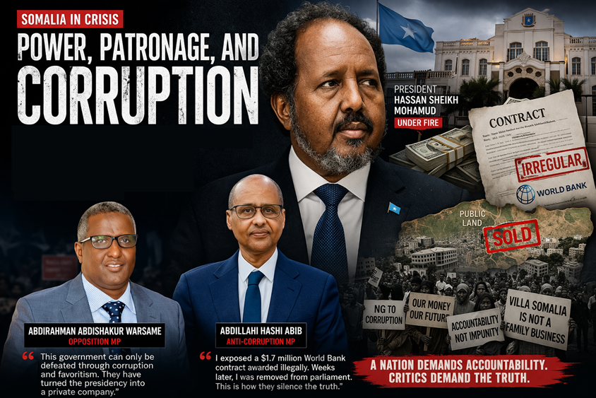 MPs expose Hassan Sheikh Mohamud