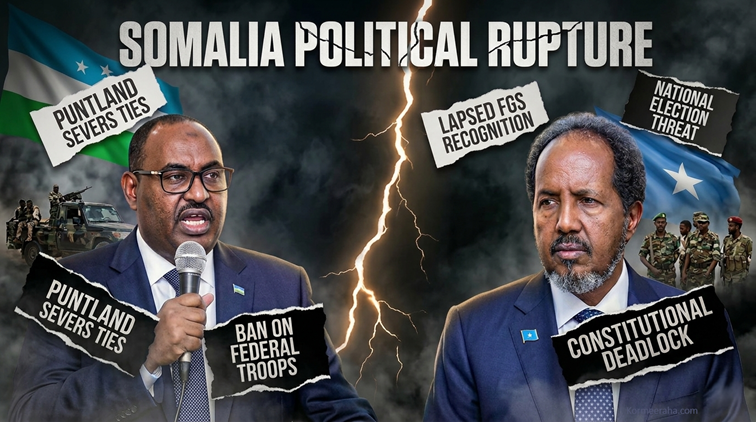 Puntland severed ties with Mogadishu