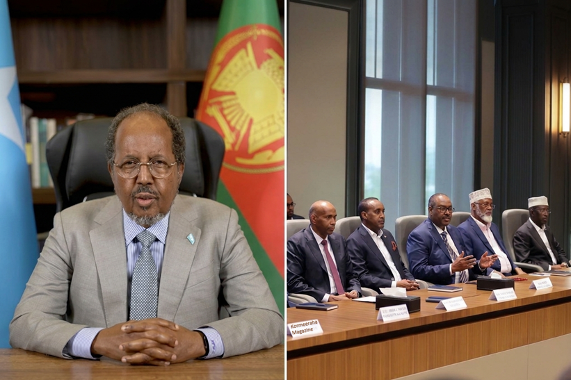Hassan Sheikh called for a dialogue