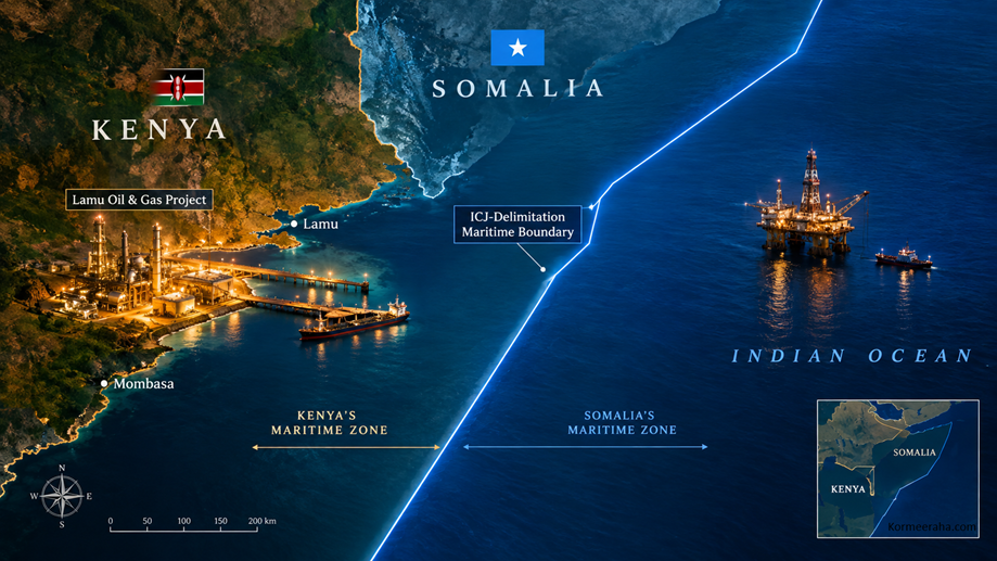 Kenya–Somalia Maritime Boundary Map Kenya's Oil Ambitions